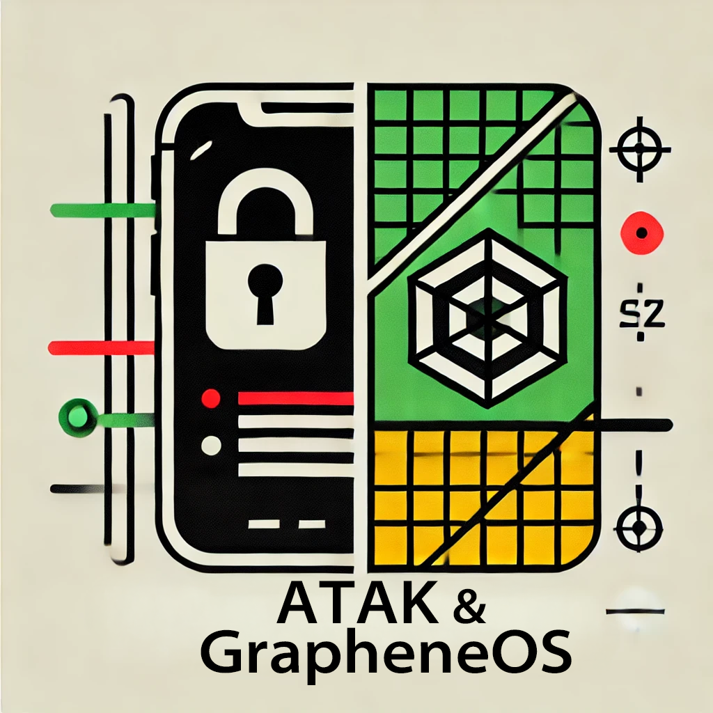 Photo illustrating ATAK and GrapheneOS technical difficulties