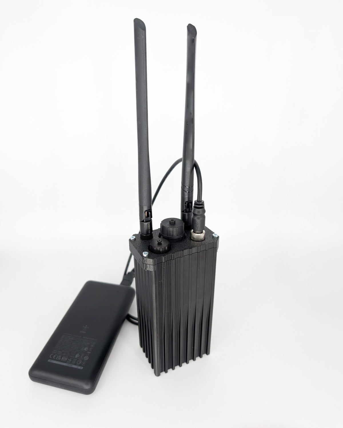 Nucleus V3 standalone unit, charging from a USB power bank