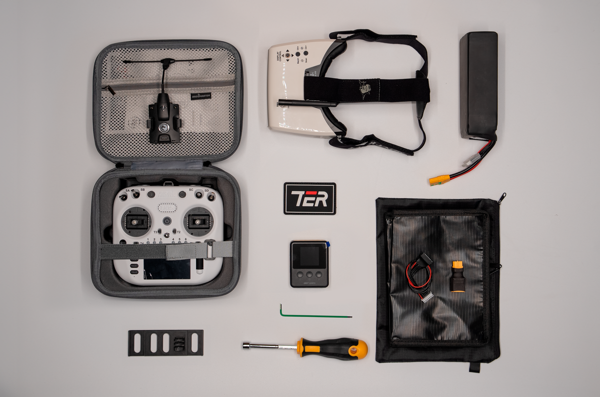 Ready to Fly Kit contents laid out